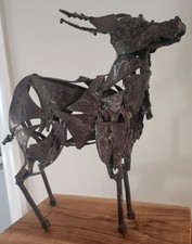 Brutalist Animal Stag Metal