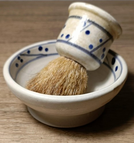 Vintage porcelain shaving dish - vintage,
