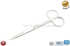 Scissor Gold Man Fox Saw Edge Straight 13CM Sharp Dissecting Dentist & Surgery