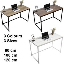 Wood Grain Style Desk Computer PC Laptop Table Home Office Study Workstation