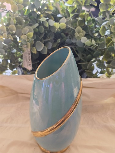Carlton ware turquoise gold - turquoise,
