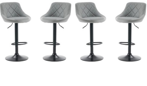 Grey faux leather cordoba - grey,