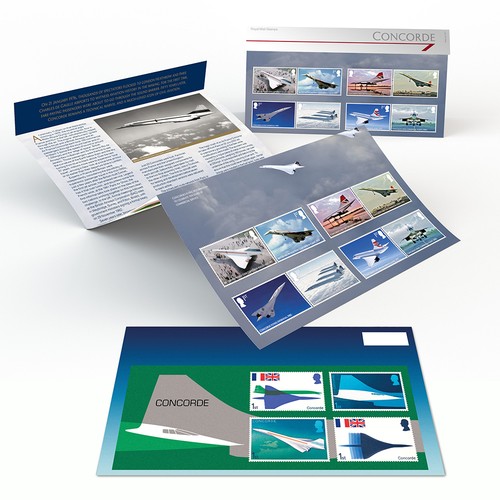 Concorde stamps presentation - stamps,