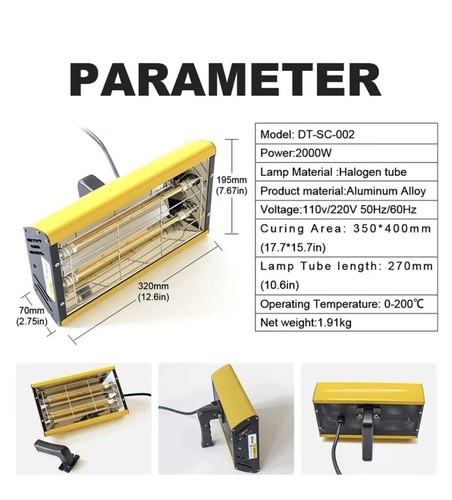 2000w infrared paint - 2000w,
