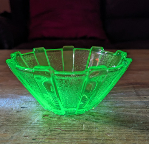 Uranium glass vintage - vintage, art