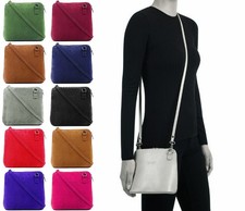 Suede Crossbody Bag Vera Pelle