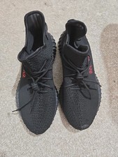 yeezy boost 350 v2 black red UK Size 12