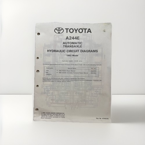 Toyota paseo 1992 oem 244 - toyota,
