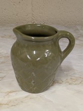 Vintage Small Green Glazed