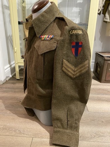 Ww2 canadian battle dress - ww2,