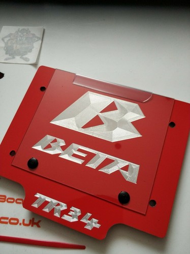 Trials front number board - front, beta