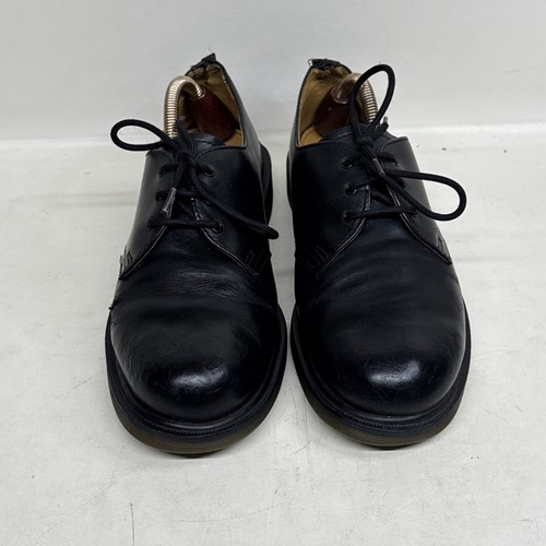 Men black leather hard - black, toe