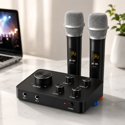 Wireless radio microphone - 2x,
