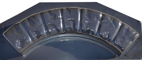 Concrete molds round - , edge