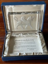 Baccarat Limited Edition Winged Bull Paperweight (Limited Edition 250 produced)