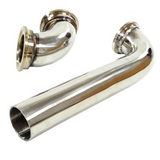 External Wastegate Inlet Outlet Adaptor Tube Pipe Elbow Pipe For Tial MVR44 44mm