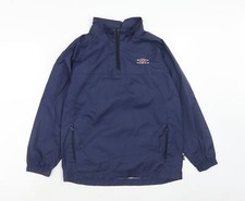 Umbro Boys Blue Anorak Jacket