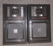 PAIR Vintage 80s JVC SP-E1BK