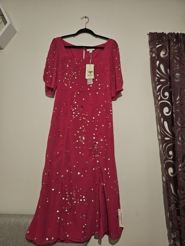 Monsoon hot pink embellished - hot,