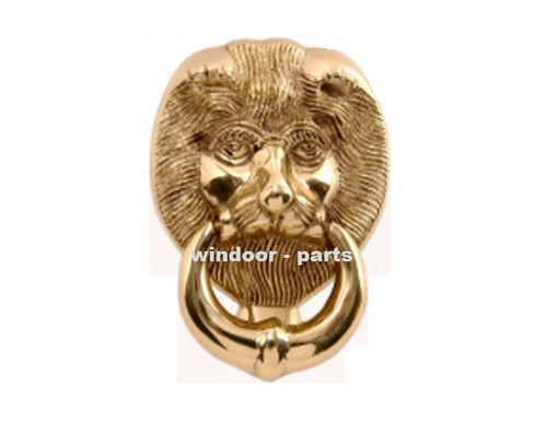 Lions head door knocker - 4",