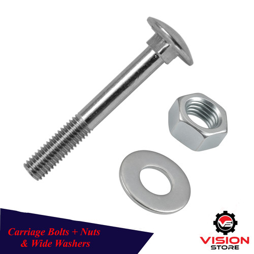 M10 carriage bolts - carriage,