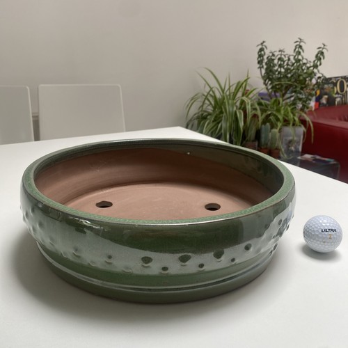 New large bonsai pot - large, round