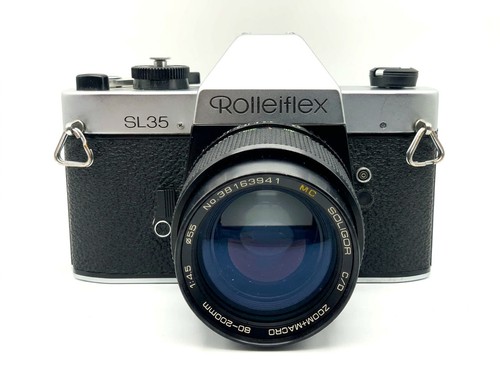 Rolleiflex sl35 silver analog - rolleiflex,