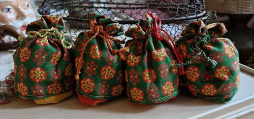 Vintage french fabric - fabric, egg