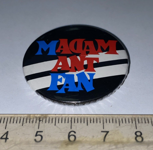 Adam and the ants badge - pin,