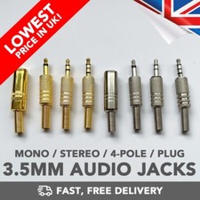 3.5mm Mono Stereo 4 Pole Jack