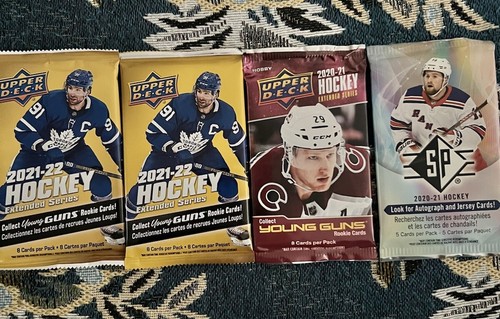 Hockey card packs - hockey,