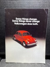 ORIGINAL CAR DEALERSHIP BROCHURE VINTAGE 1975 VOLKSWAGEN VW BEETLE
