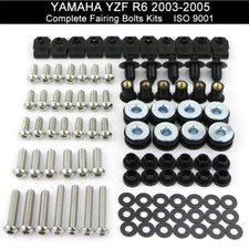 Complete Fairing Bolt Fastener Kit Fit For Yamaha YZF R6 03-05 YZF R6S 2006-2009