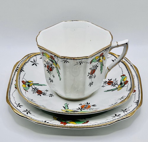 Phoenix china tea trio cup - phoenix,
