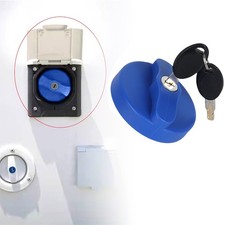 Replacement Water Inlet Filler Cap LOCKING with 2 Keys Motorhome Caravan Camper