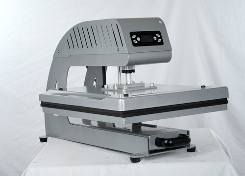 Heat press machine with slide - with,