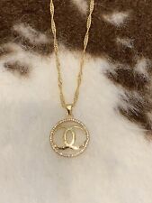 22k 22ct Round Gold Filled Pendant & Necklace 45cms x2.3mm  Wave Chain BOXED