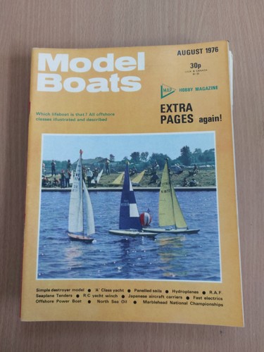 Model boats magazine august - boats,