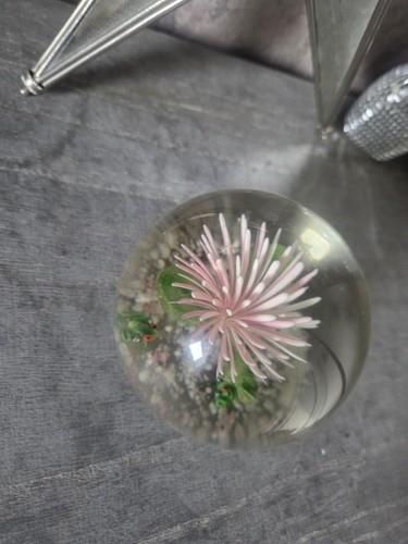 Art glass paperweight - art,