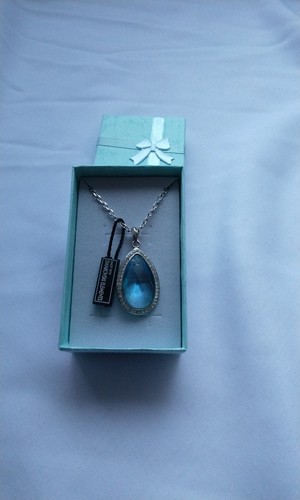 Swarovski blue teardrop - swarovski,