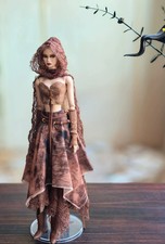For 11.5" Doll 1/6 BJD Doll Corset Dress Outfits Skirt Vintage Punk Lace Clothes