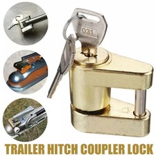 Trailer Hitch Coupling Lock Tow Towing Tongue Latch Hitch Lock Anti Theft Secure