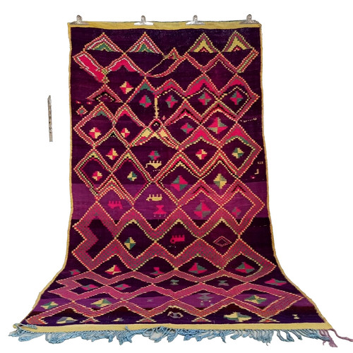 Vintage moroccan rug handmade - vintage,