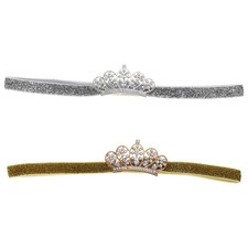 2 Pcs Infant Tiara Toddler Birthday for Baby Jewelry Girls