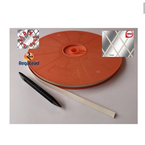 Cream self adhesive lead strip - cream,