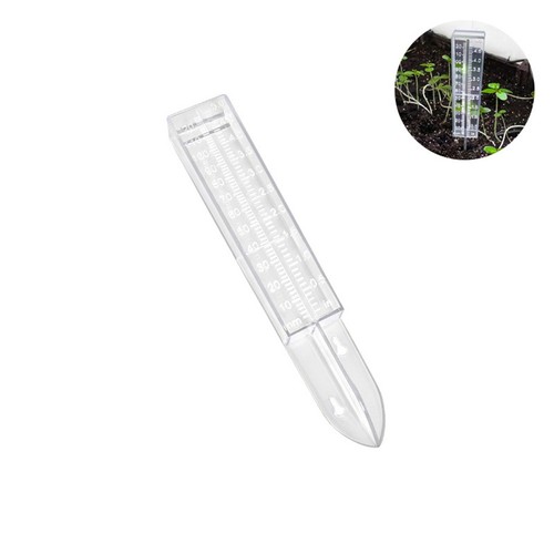Plastic rain gauge garden - plastic,