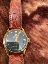 Omega 9ct Gold Vintage Mens