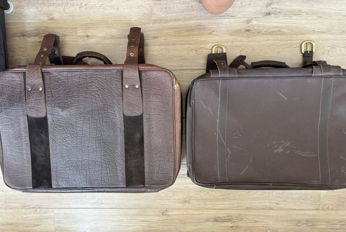 Vintage 1960s 70s suitcases - vintage, 1960s/70s