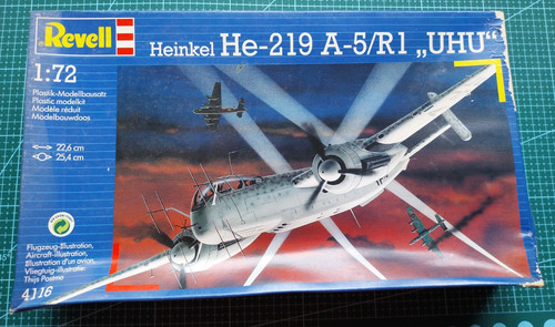 Revell heinkel he 219 - revell, 1/72