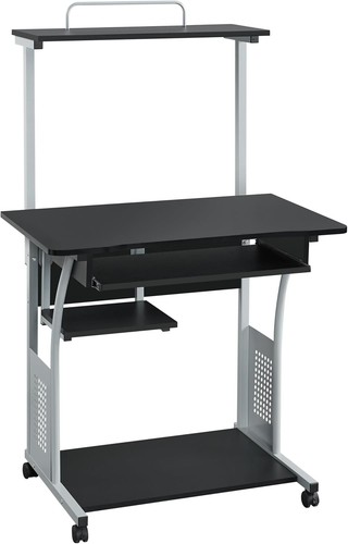 Tier rolling computer desk - rolling,